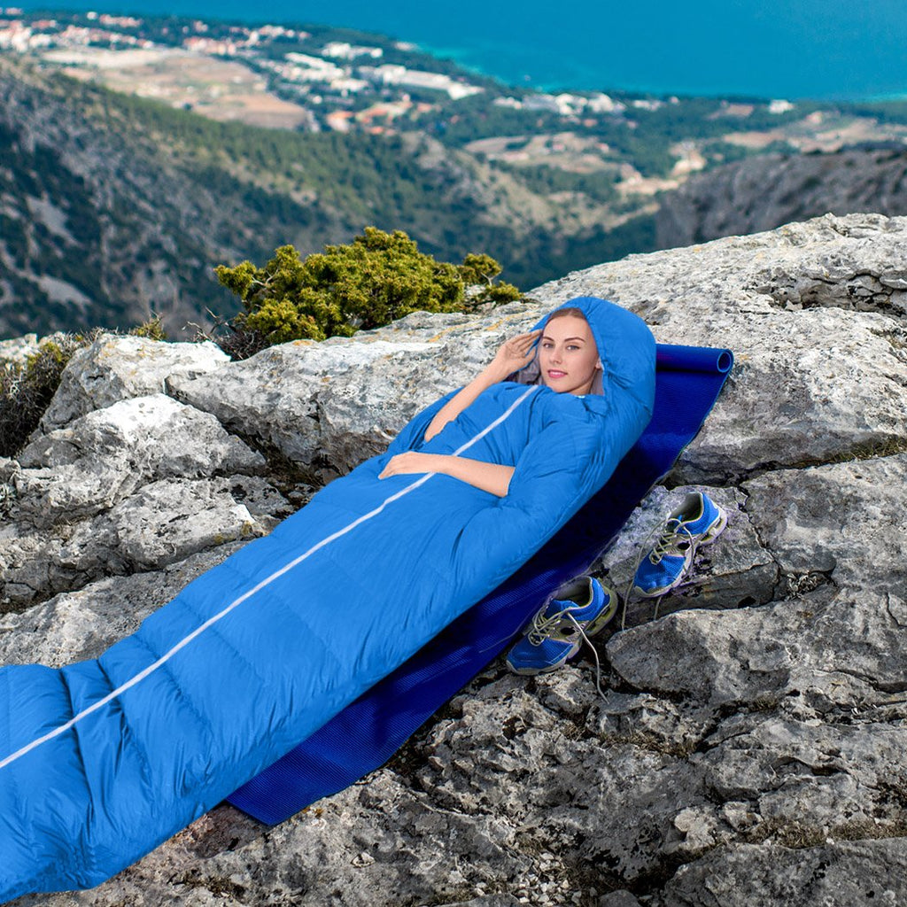 Mountview Sleeping Bag Camping Hiking  Compression Sack Single Outdoor