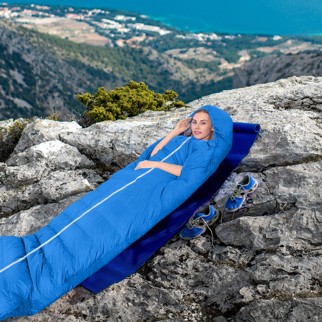 Mountview Sleeping Bag Camping Hiking  Compression Sack Single Outdoor