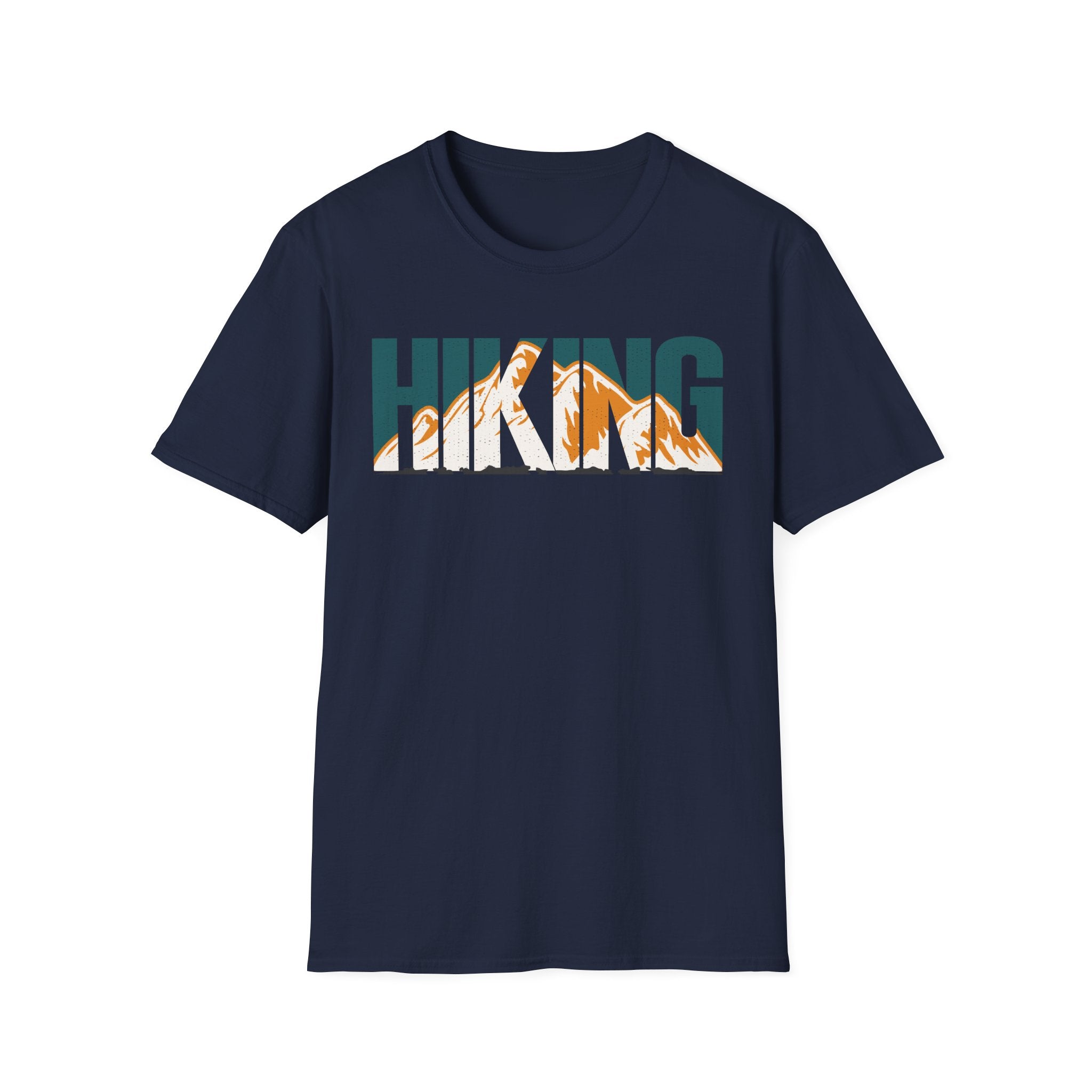 Mountain Hiking Unisex Softstyle T-Shirt | Gildan Light Weight Tee