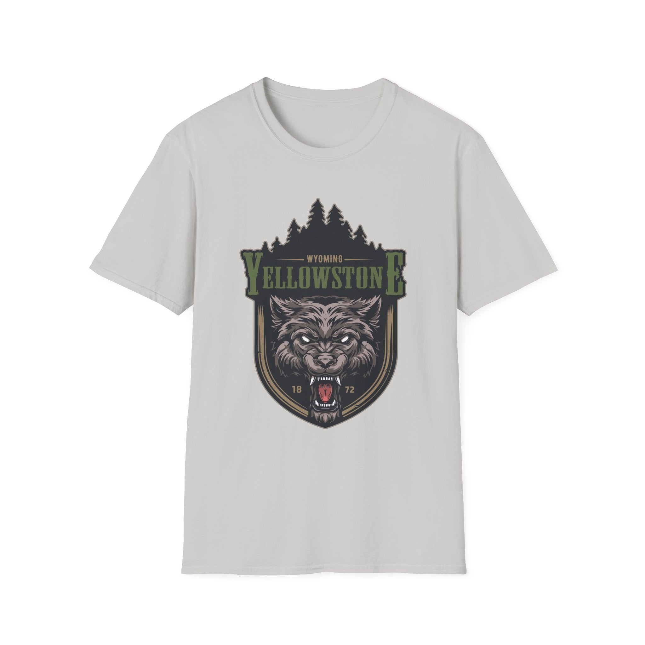 Yellowstone Wolf Adventure T-Shirt - Gildan Classic Unisex Tee