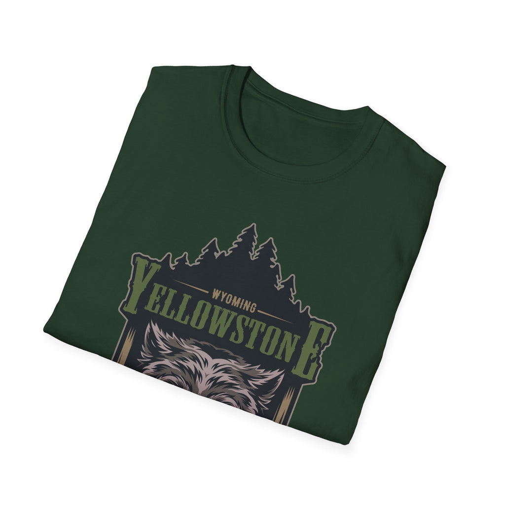 Yellowstone Wolf Adventure T-Shirt - Gildan Classic Unisex Tee