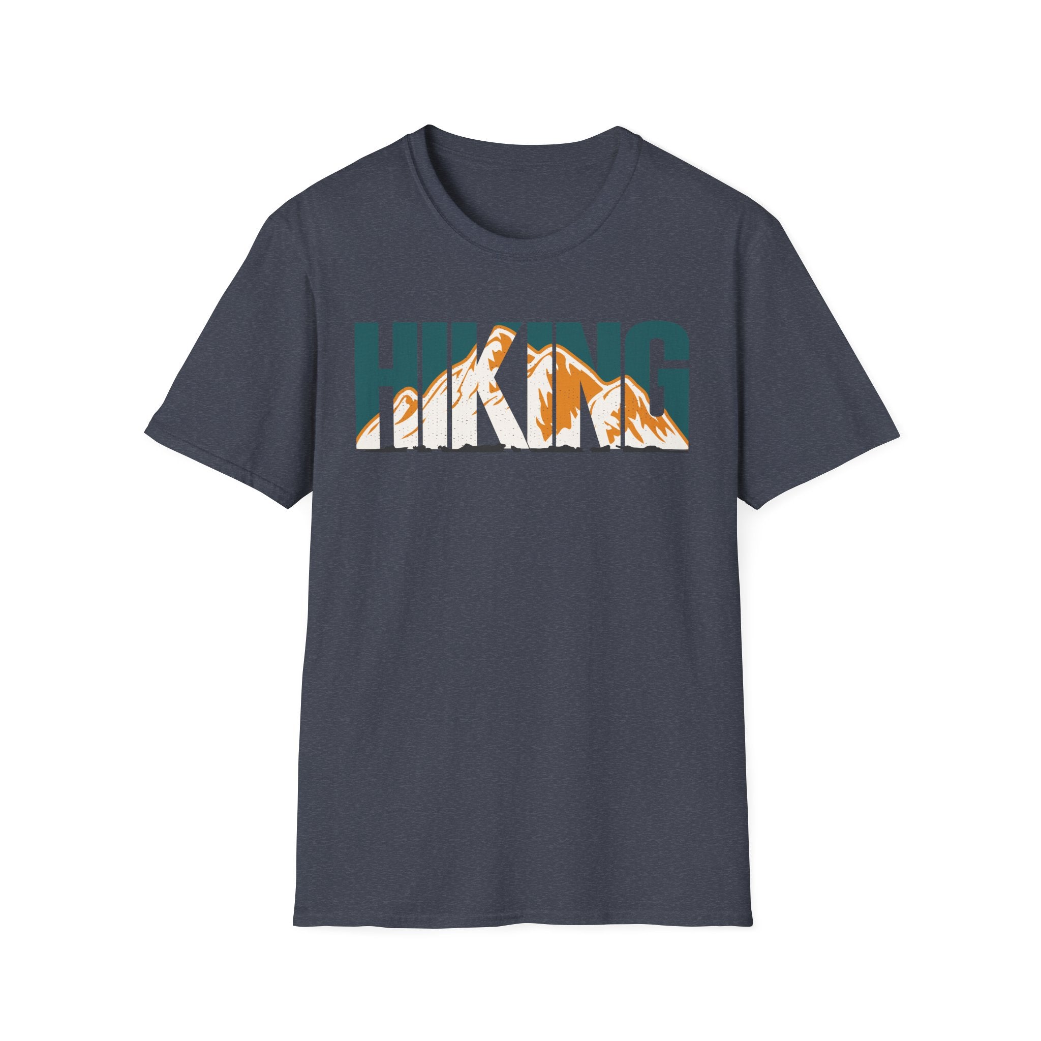 Mountain Hiking Unisex Softstyle T-Shirt | Gildan Light Weight Tee