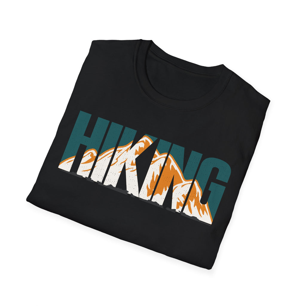 Mountain Hiking Unisex Softstyle T-Shirt | Gildan Light Weight Tee