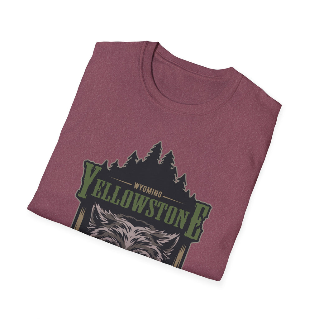 Yellowstone Wolf Adventure T-Shirt - Gildan Classic Unisex Tee