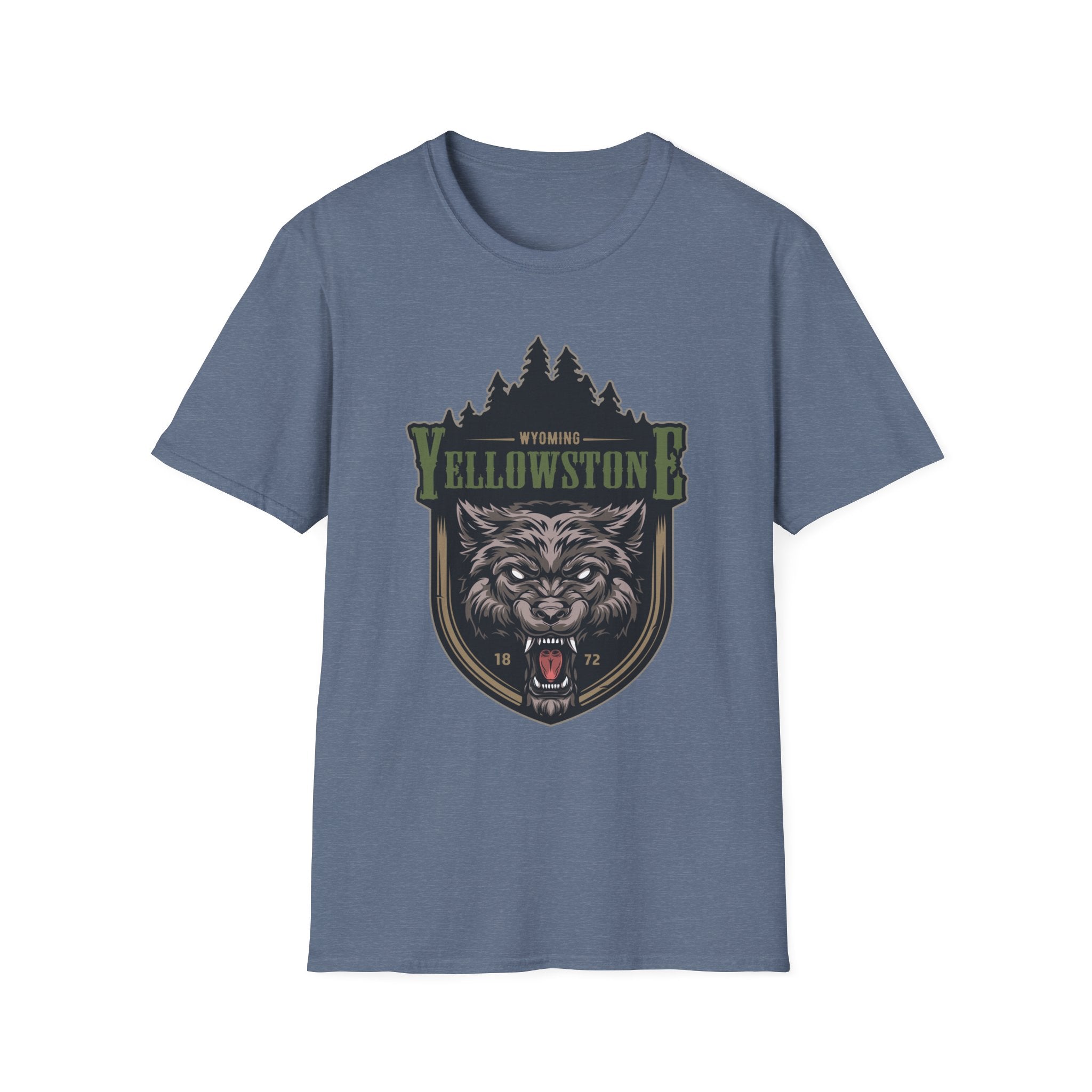 Yellowstone Wolf Adventure T-Shirt - Gildan Classic Unisex Tee