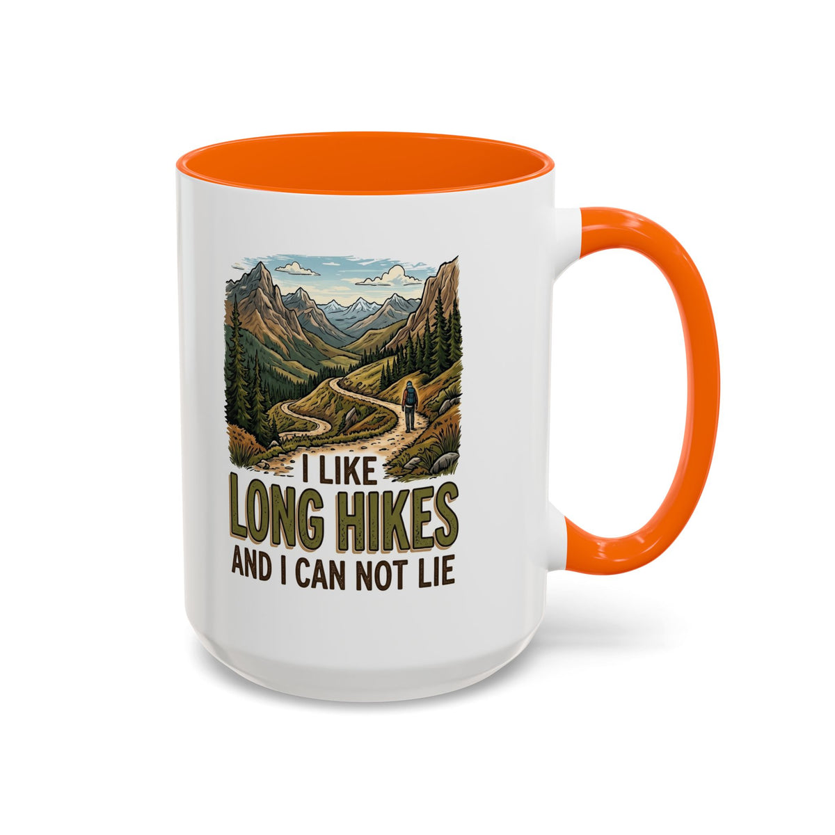 I like long hikes and and can not lie     Coffee Mug (11, 15oz)