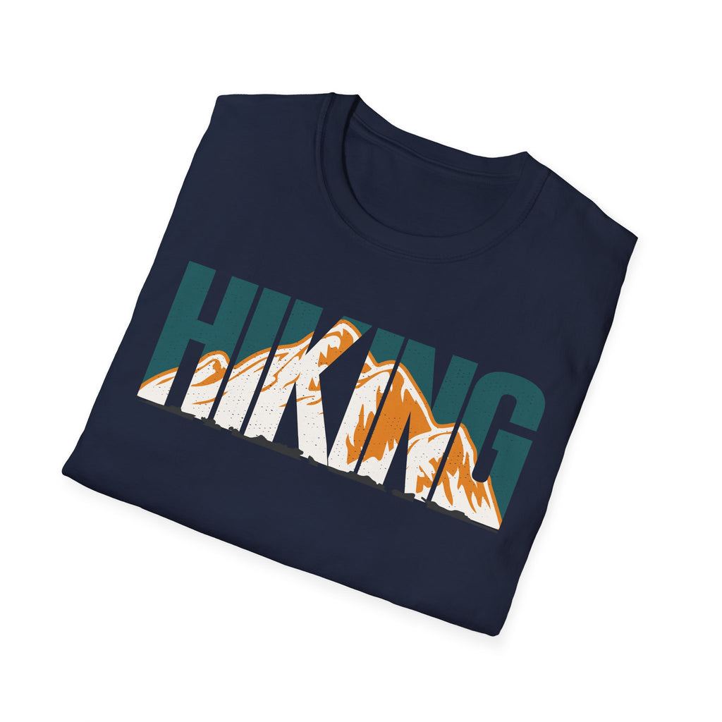 Mountain Hiking Unisex Softstyle T-Shirt | Gildan Light Weight Tee