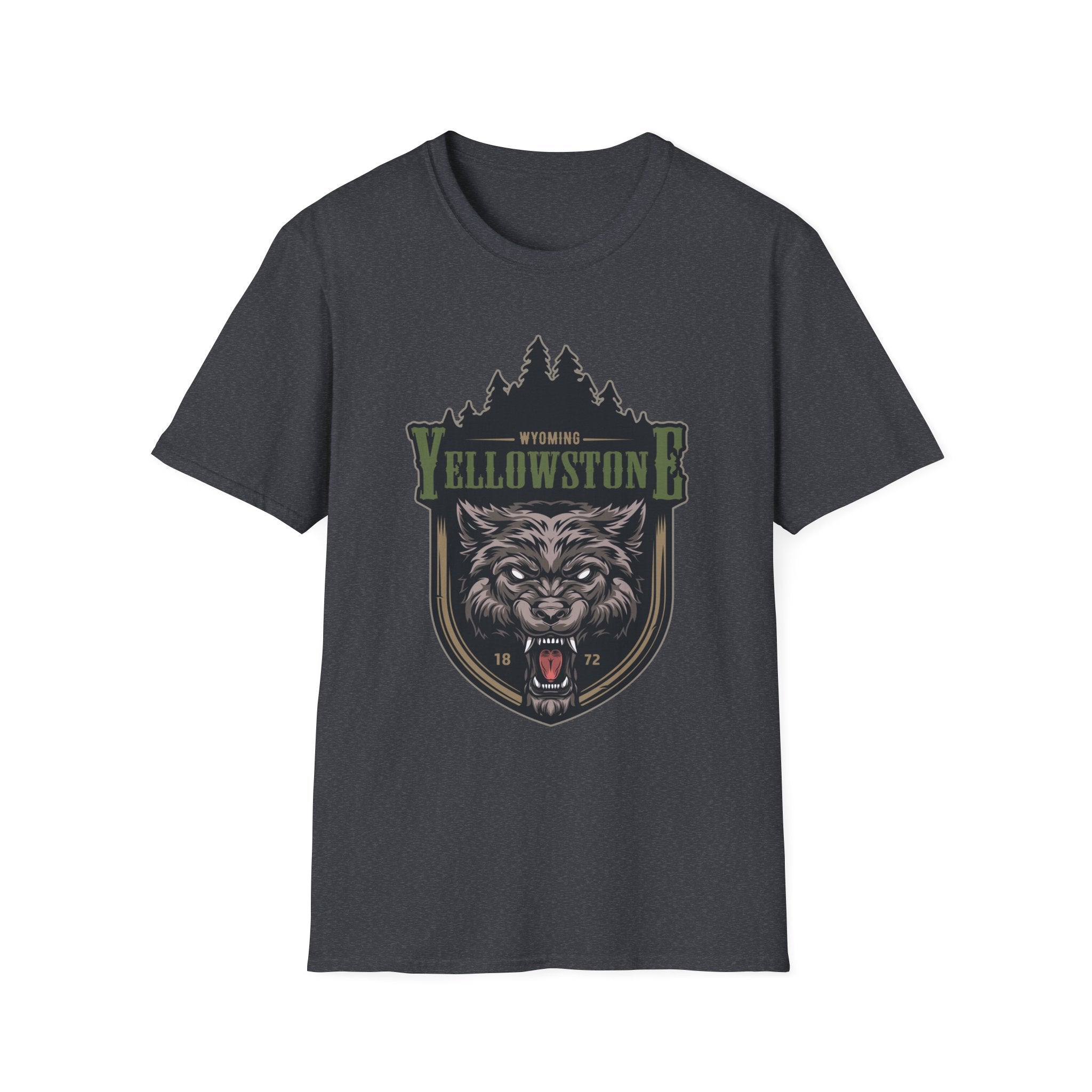 Yellowstone Wolf Adventure T-Shirt - Gildan Classic Unisex Tee