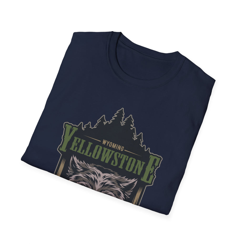 Yellowstone Wolf Adventure T-Shirt - Gildan Classic Unisex Tee