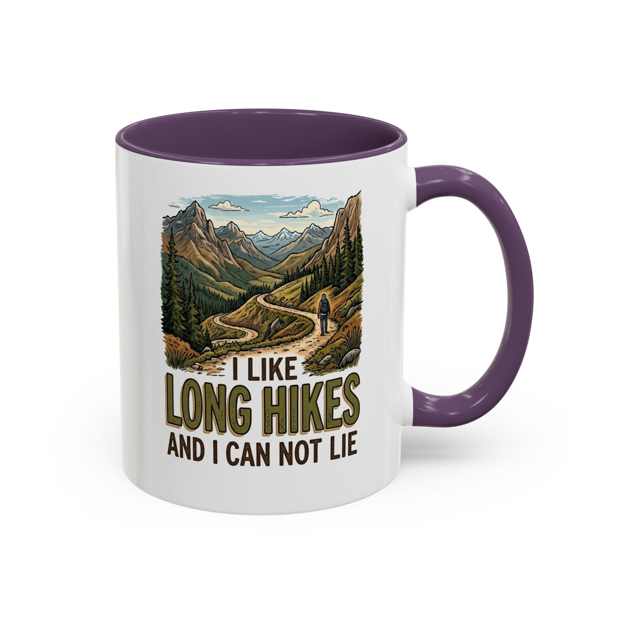 I like long hikes and and can not lie     Coffee Mug (11, 15oz)