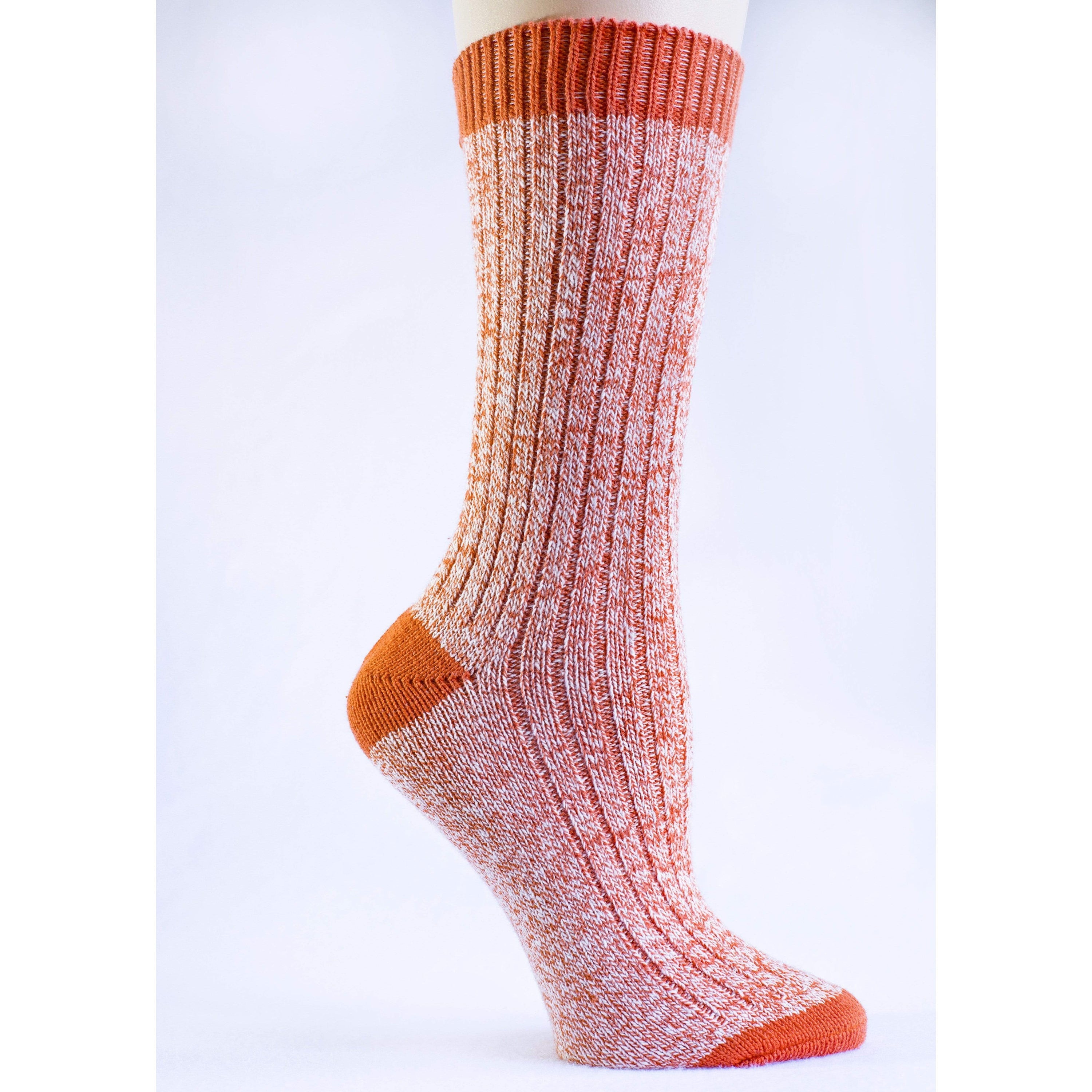 Women's Crew Socks for Hiking, Biking, Camping in Comfortable Cotton