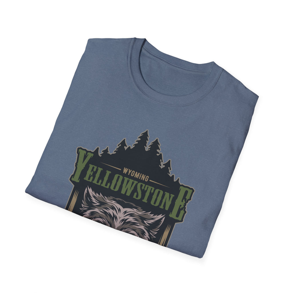 Yellowstone Wolf Adventure T-Shirt - Gildan Classic Unisex Tee