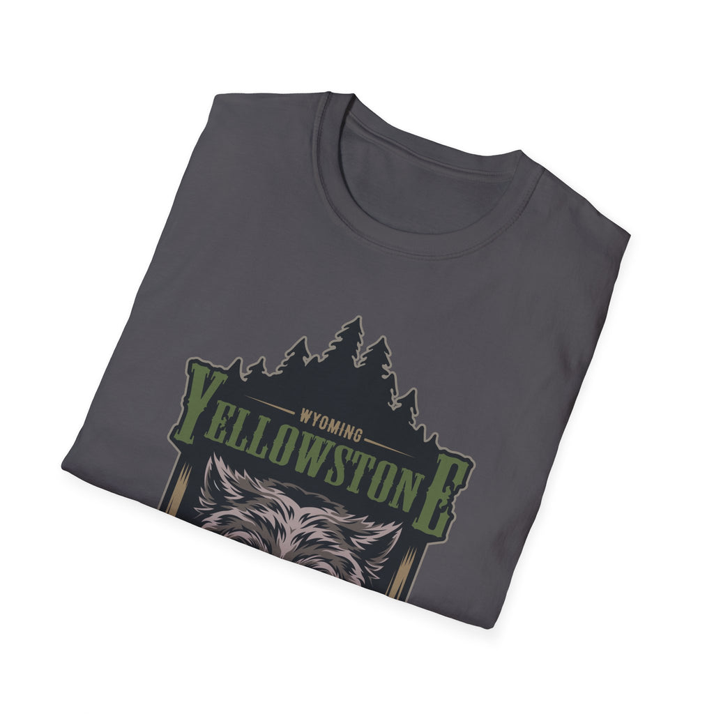 Yellowstone Wolf Adventure T-Shirt - Gildan Classic Unisex Tee