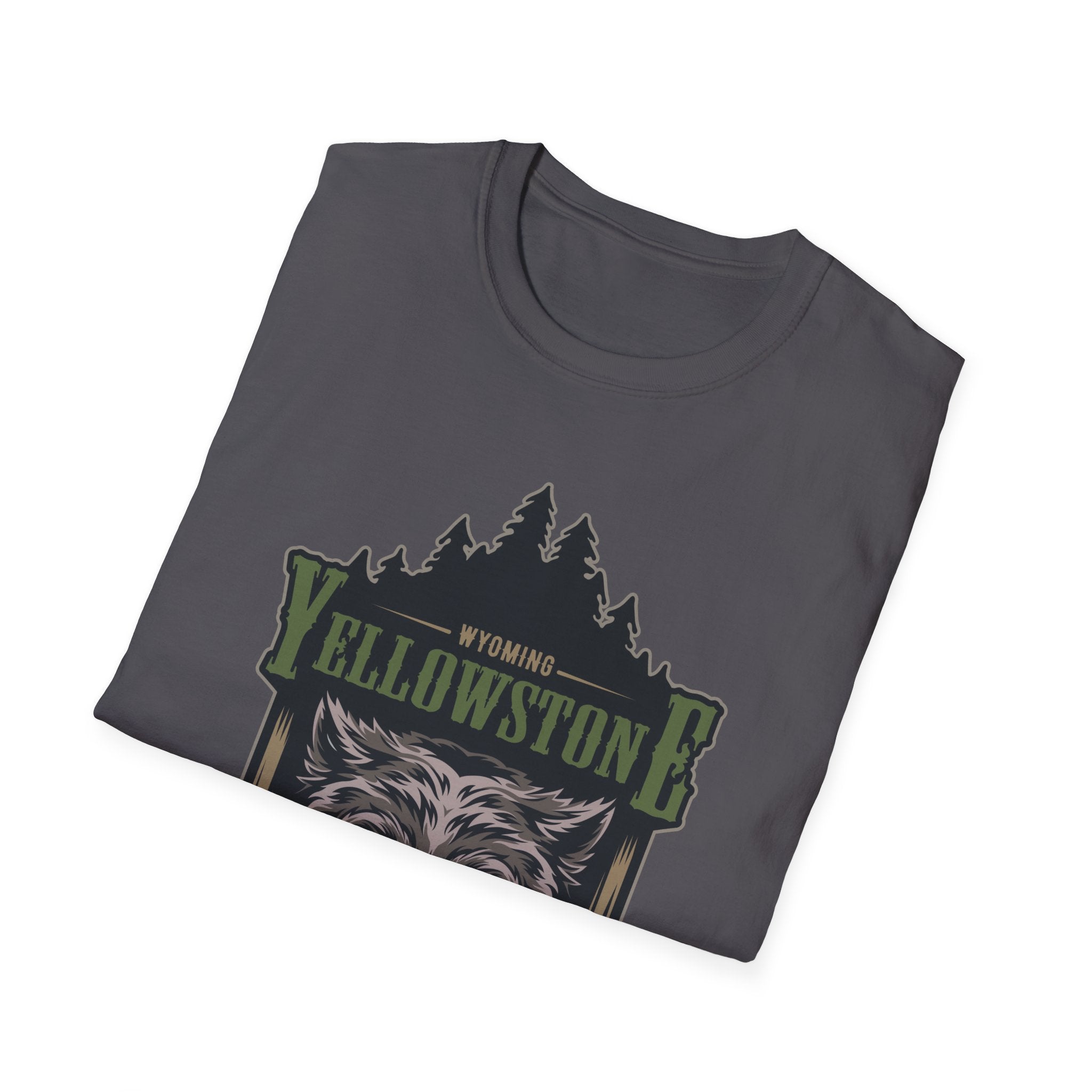 Yellowstone Wolf Adventure T-Shirt - Gildan Classic Unisex Tee