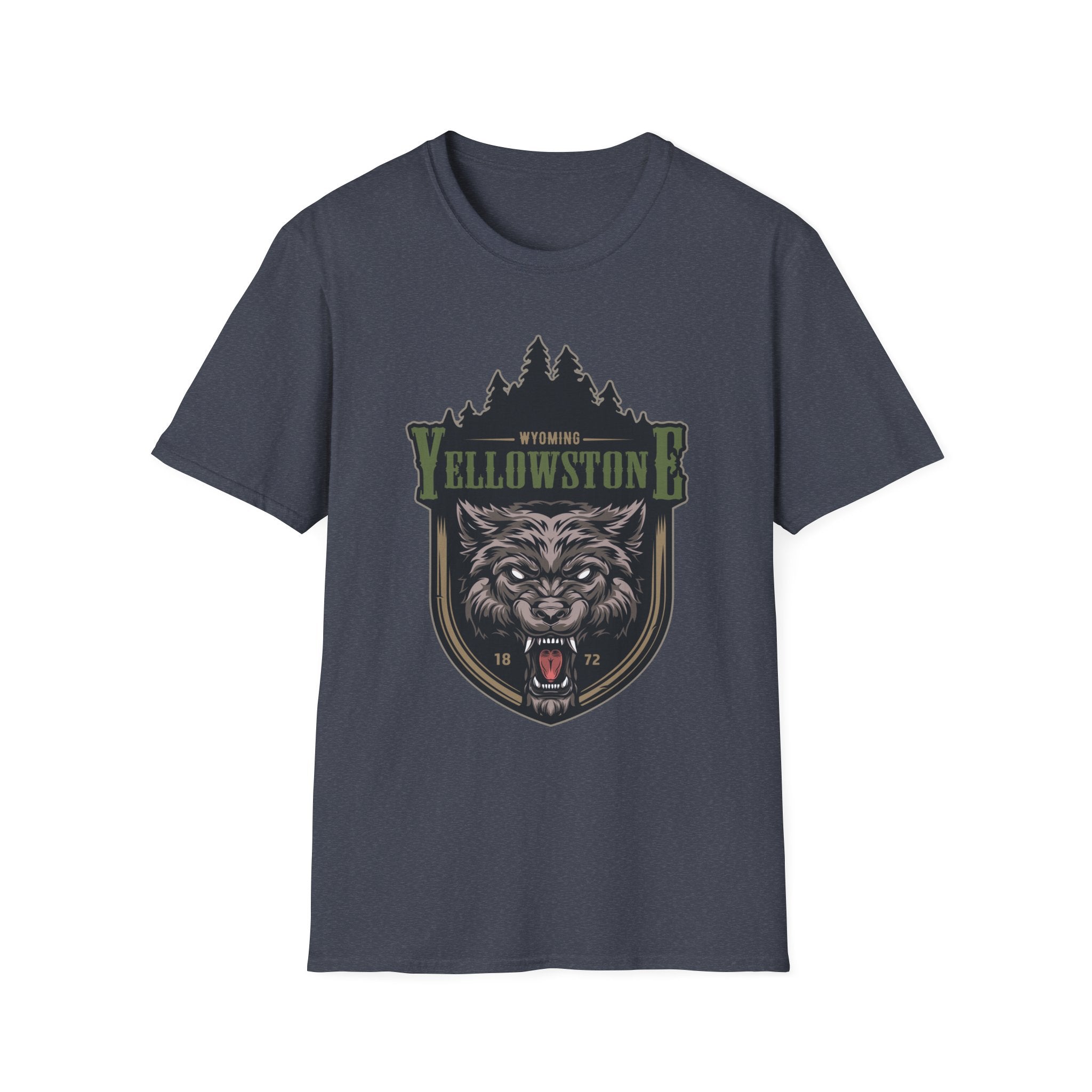 Yellowstone Wolf Adventure T-Shirt - Gildan Classic Unisex Tee