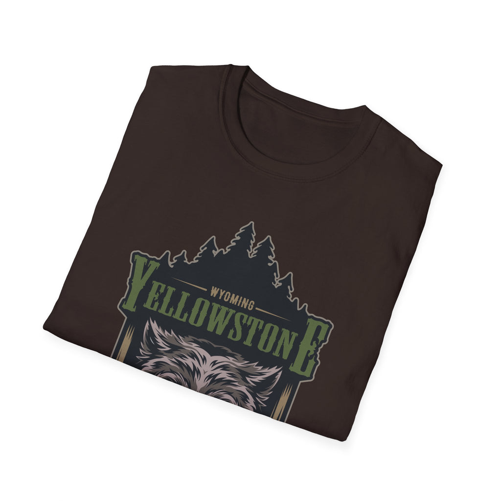 Yellowstone Wolf Adventure T-Shirt - Gildan Classic Unisex Tee
