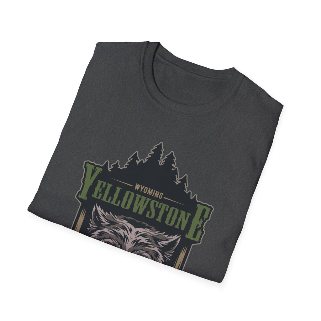 Yellowstone Wolf Adventure T-Shirt - Gildan Classic Unisex Tee