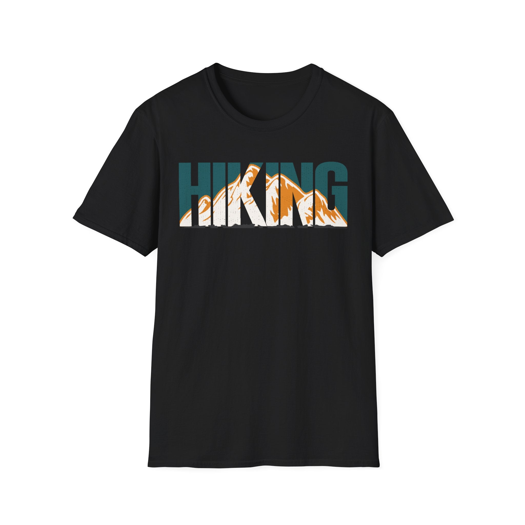 Mountain Hiking Unisex Softstyle T-Shirt | Gildan Light Weight Tee
