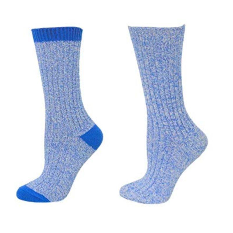 Women's Crew Socks for Hiking, Biking, Camping in Comfortable Cotton
