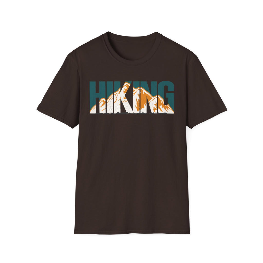 Mountain Hiking Unisex Softstyle T-Shirt | Gildan Light Weight Tee