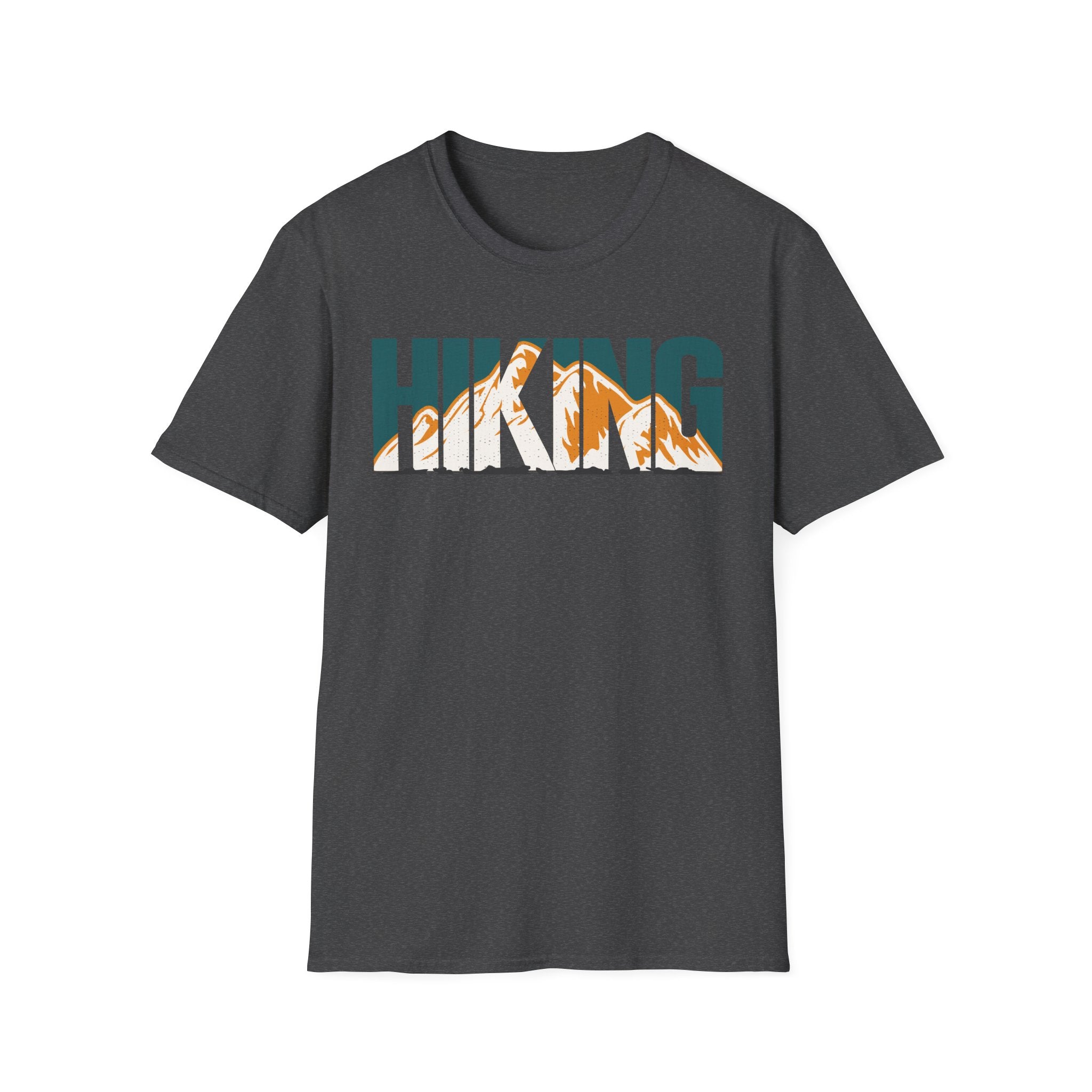 Mountain Hiking Unisex Softstyle T-Shirt | Gildan Light Weight Tee