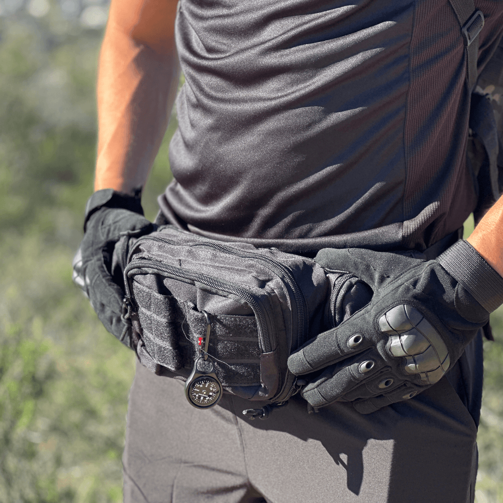 JupiterGear Tactical Military Fanny Pack Waist Bag & MOLLE EDC Pouch