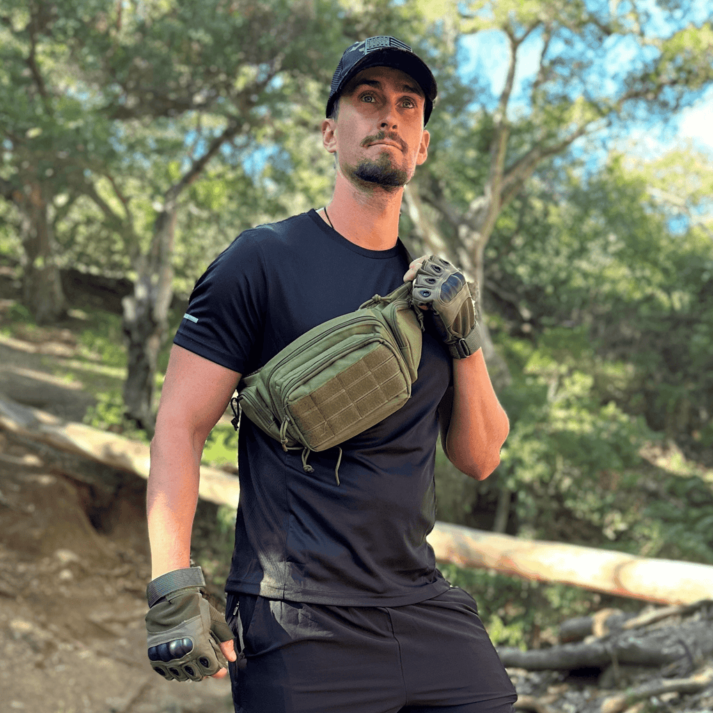 JupiterGear Tactical Military Fanny Pack Waist Bag & MOLLE EDC Pouch