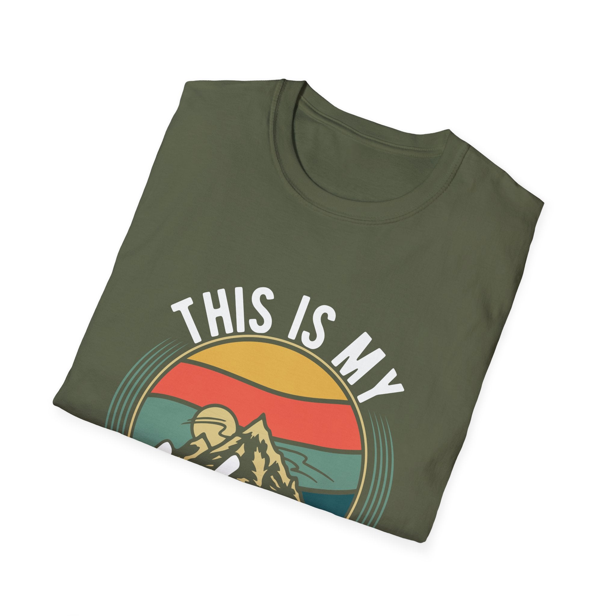 Unisex This Is My Hiking Shirt - Gildan Light Weight T-shirt