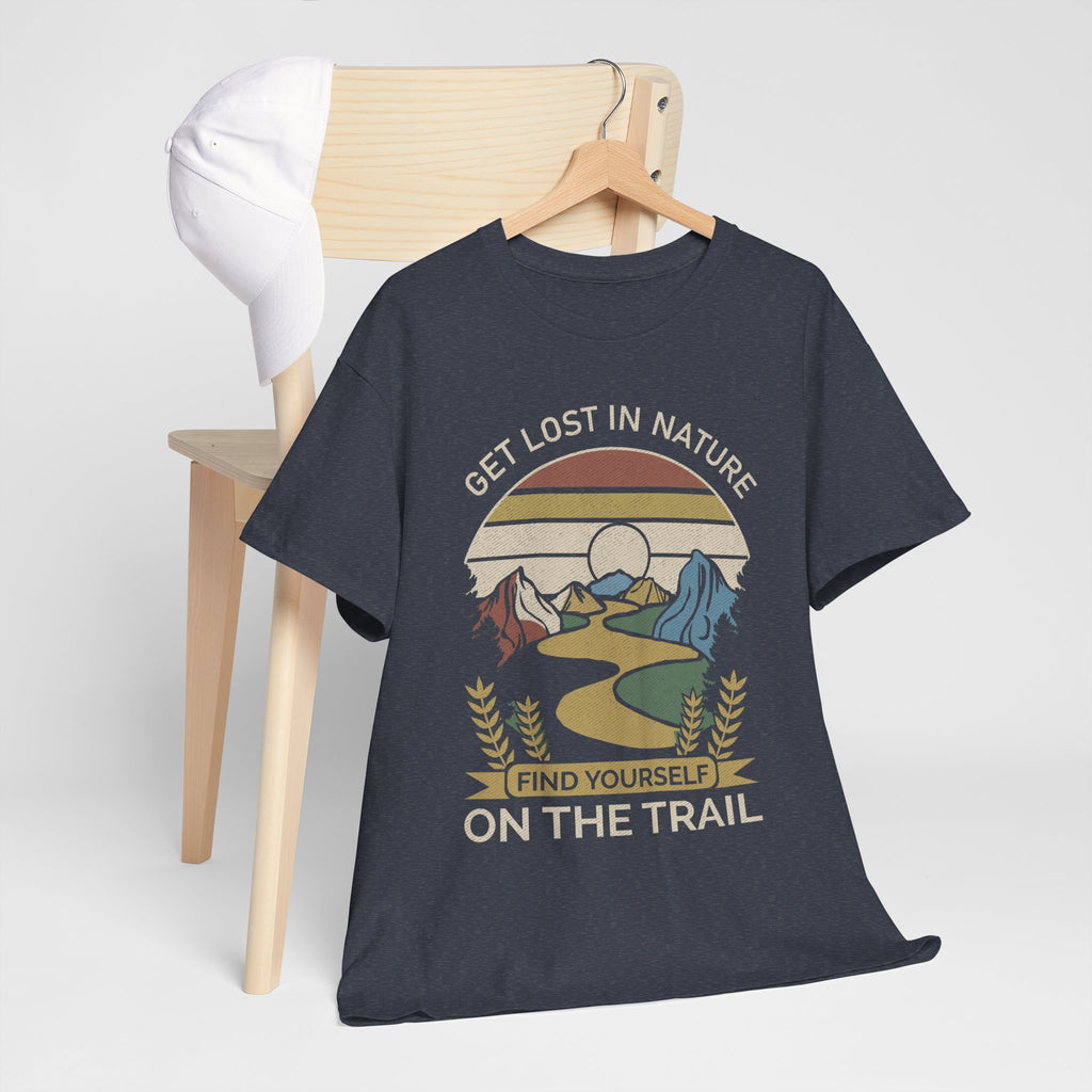 Adventure Seeker Tee | Get Lost in Nature Find Yourself On the Trail - Gildan Unisex Heavy Weight Tee