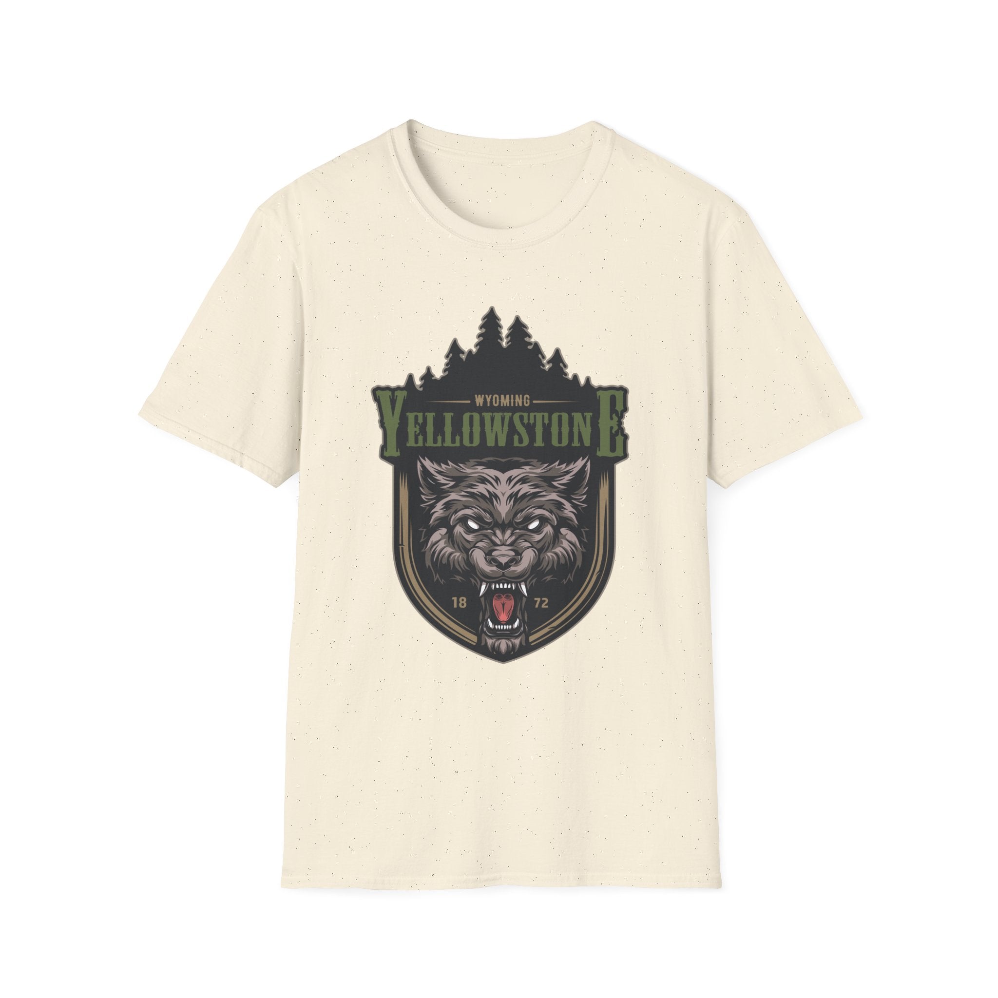Yellowstone Wolf Adventure T-Shirt - Gildan Classic Unisex Tee