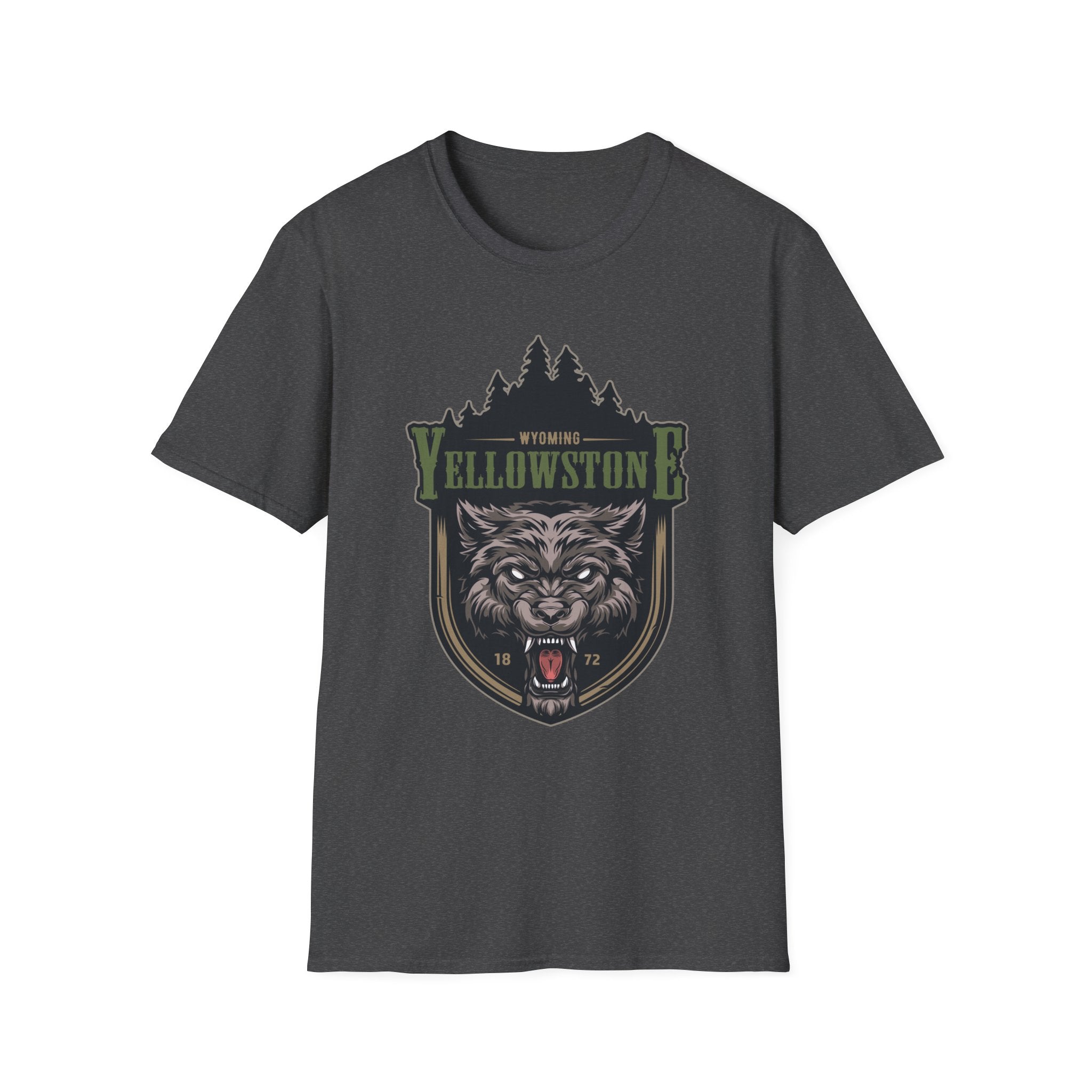 Yellowstone Wolf Adventure T-Shirt - Gildan Classic Unisex Tee