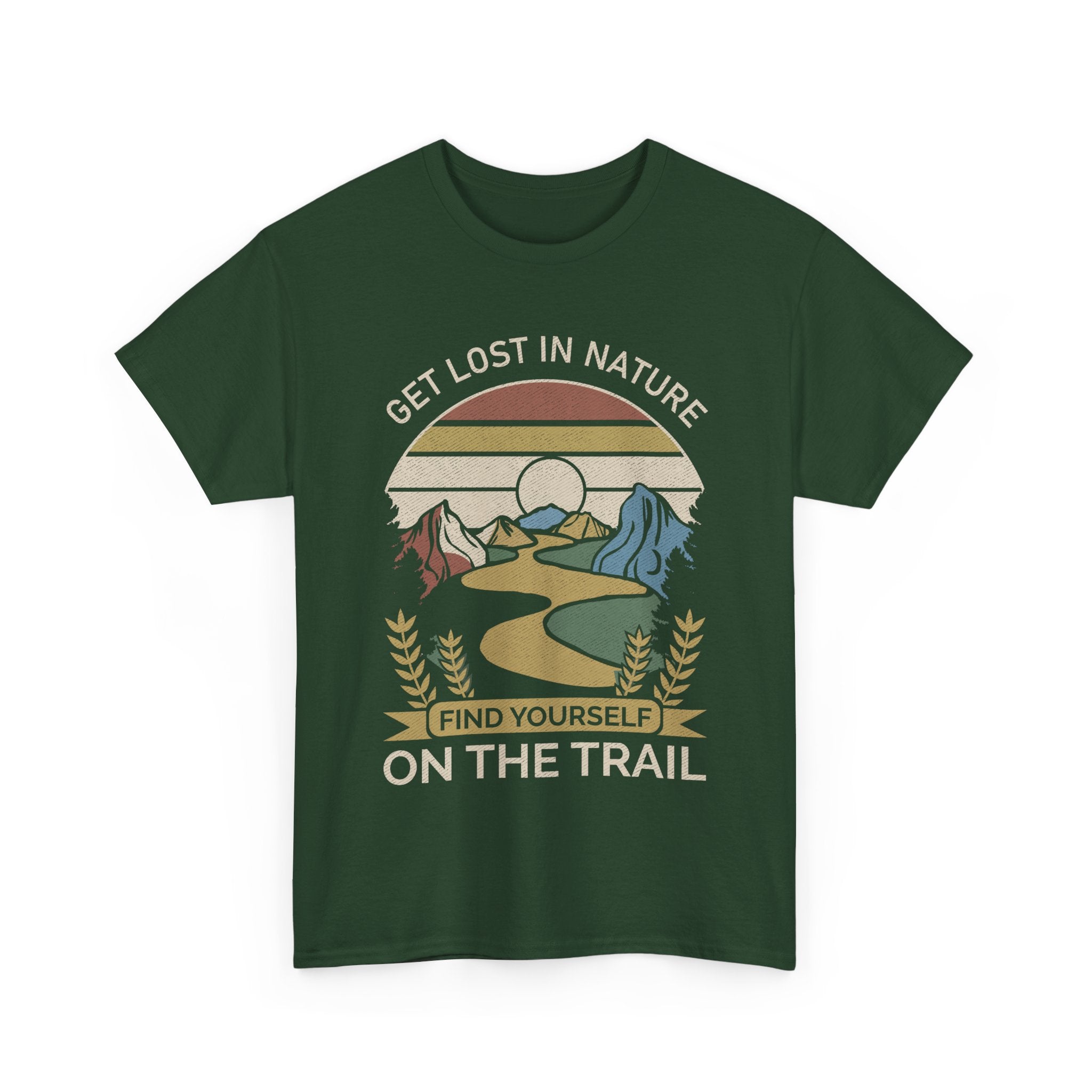 Adventure Seeker Tee | Get Lost in Nature Find Yourself On the Trail - Gildan Unisex Heavy Weight Tee