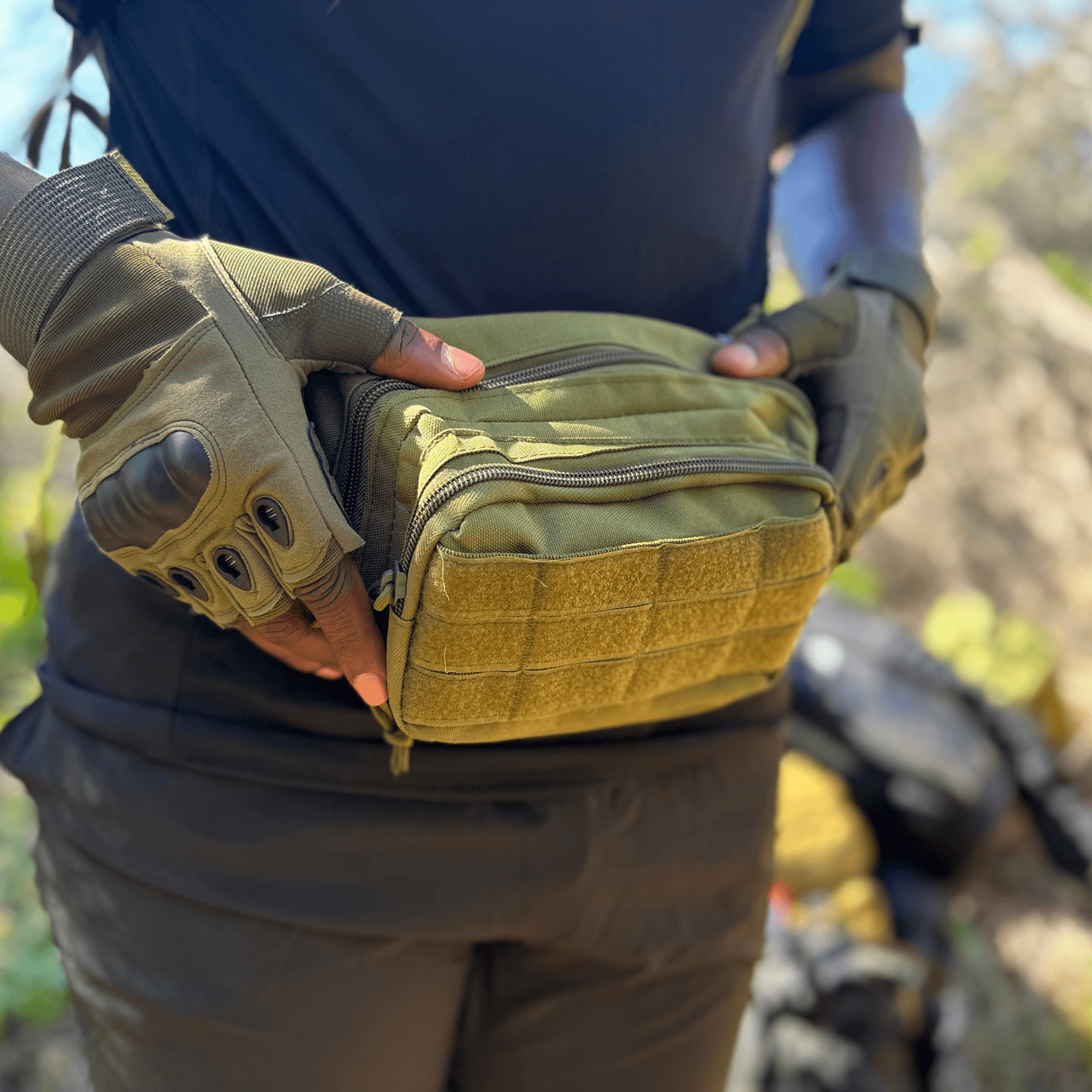 JupiterGear Tactical Military Fanny Pack Waist Bag & MOLLE EDC Pouch