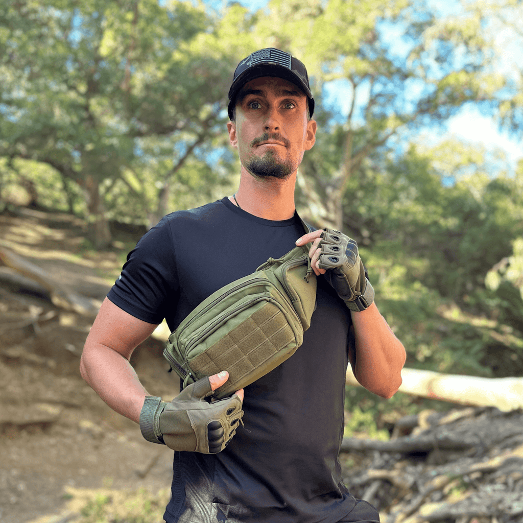 JupiterGear Tactical Military Fanny Pack Waist Bag & MOLLE EDC Pouch