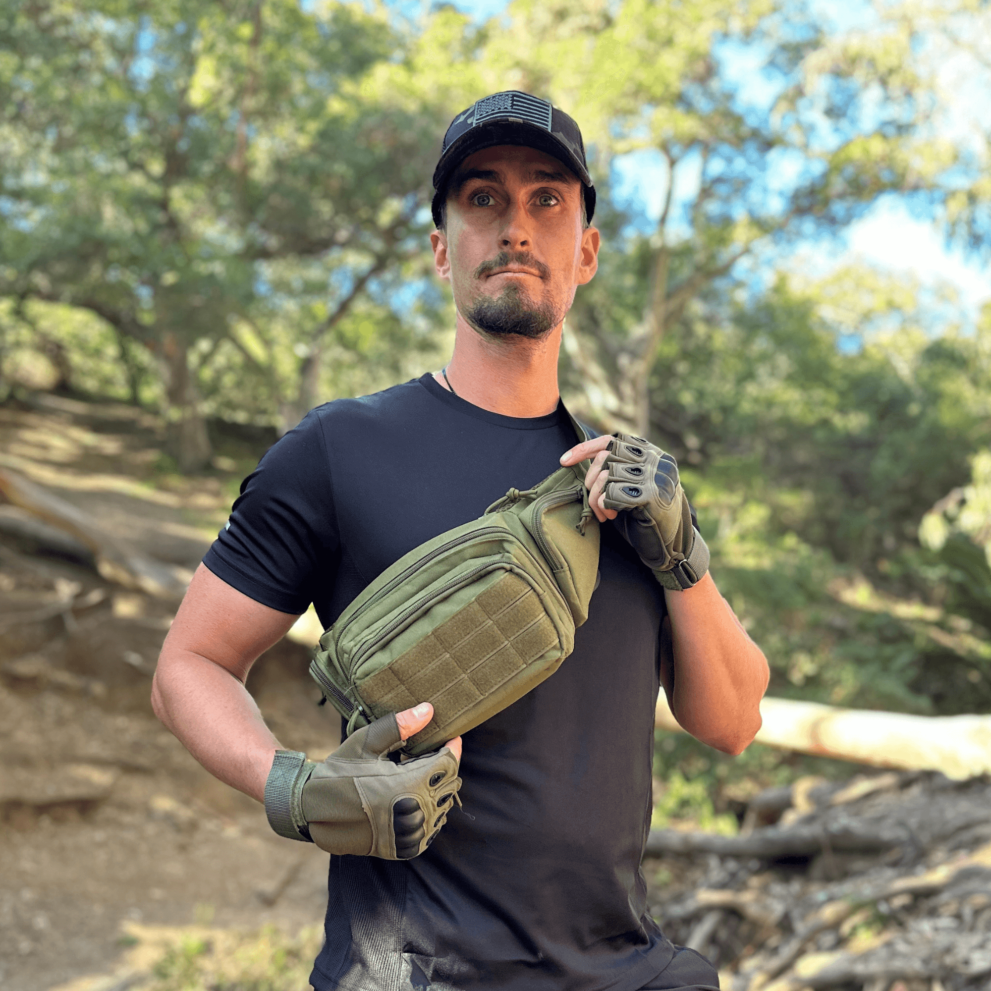 JupiterGear Tactical Military Fanny Pack Waist Bag & MOLLE EDC Pouch