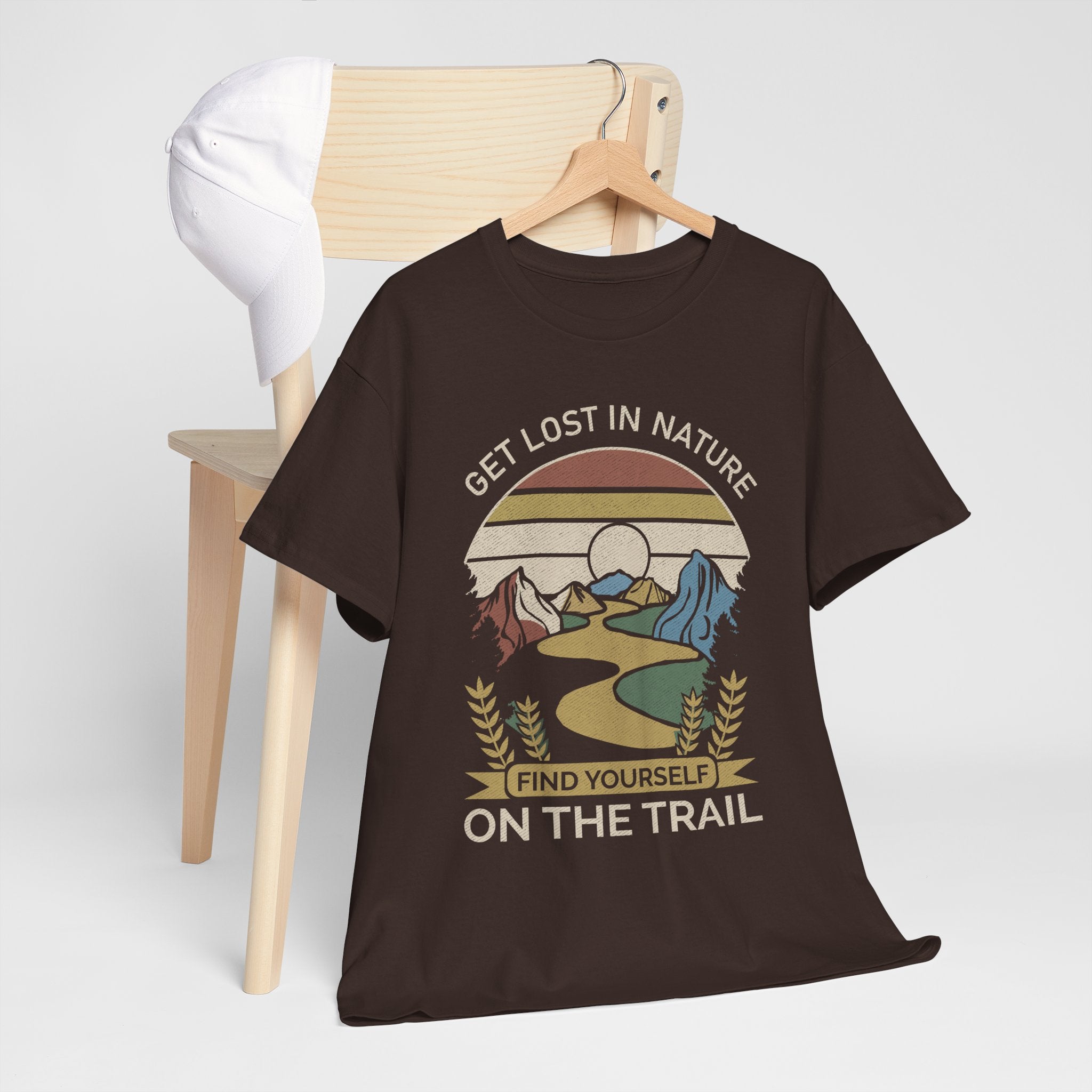 Adventure Seeker Tee | Get Lost in Nature Find Yourself On the Trail - Gildan Unisex Heavy Weight Tee