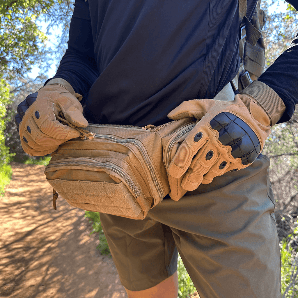 JupiterGear Tactical Military Fanny Pack Waist Bag & MOLLE EDC Pouch