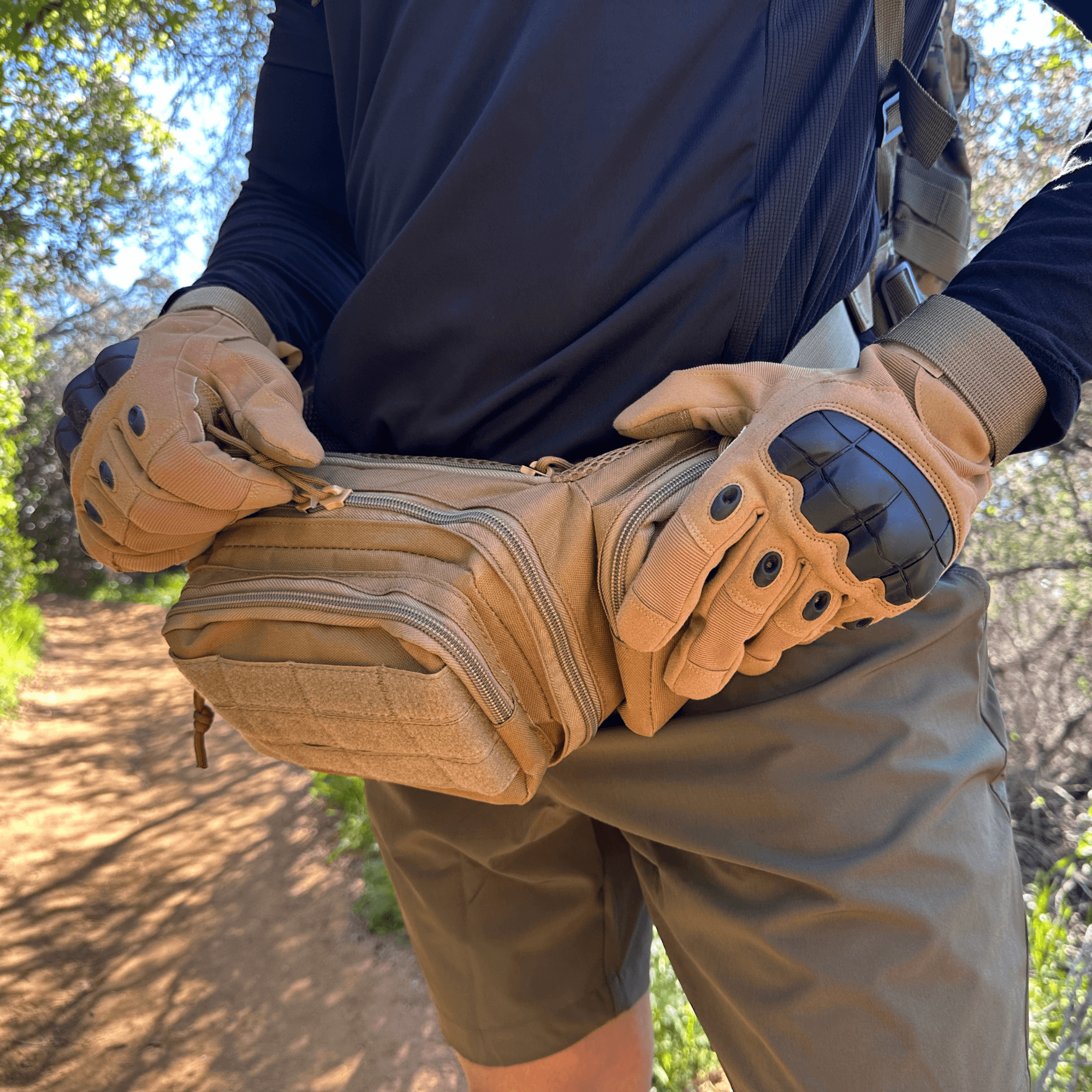 JupiterGear Tactical Military Fanny Pack Waist Bag & MOLLE EDC Pouch