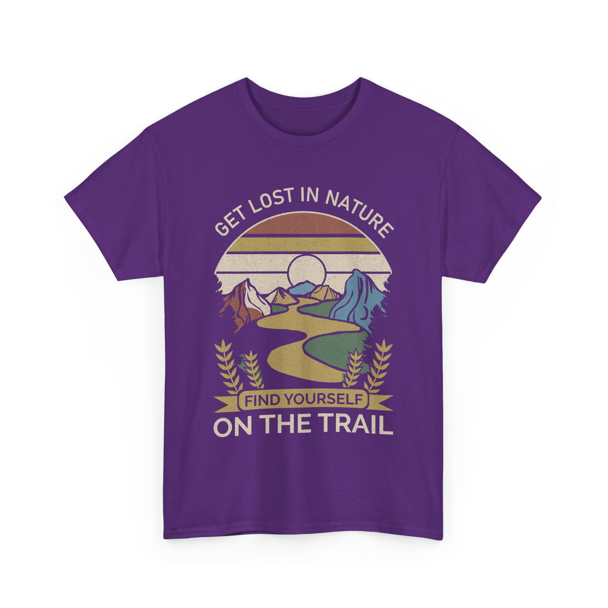 Adventure Seeker Tee | Get Lost in Nature Find Yourself On the Trail - Gildan Unisex Heavy Weight Tee