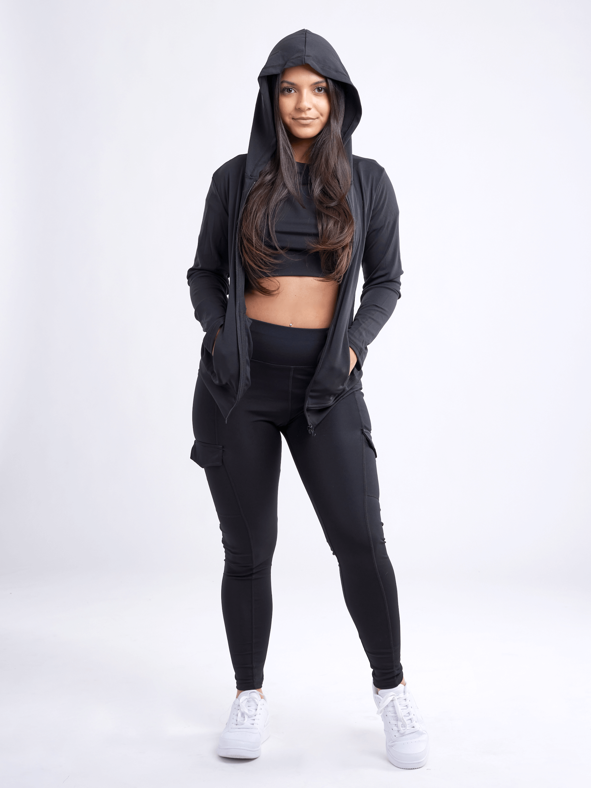 JupiterGear Athletic Fitted Zip-Up Hoodie Jacket with Pockets
