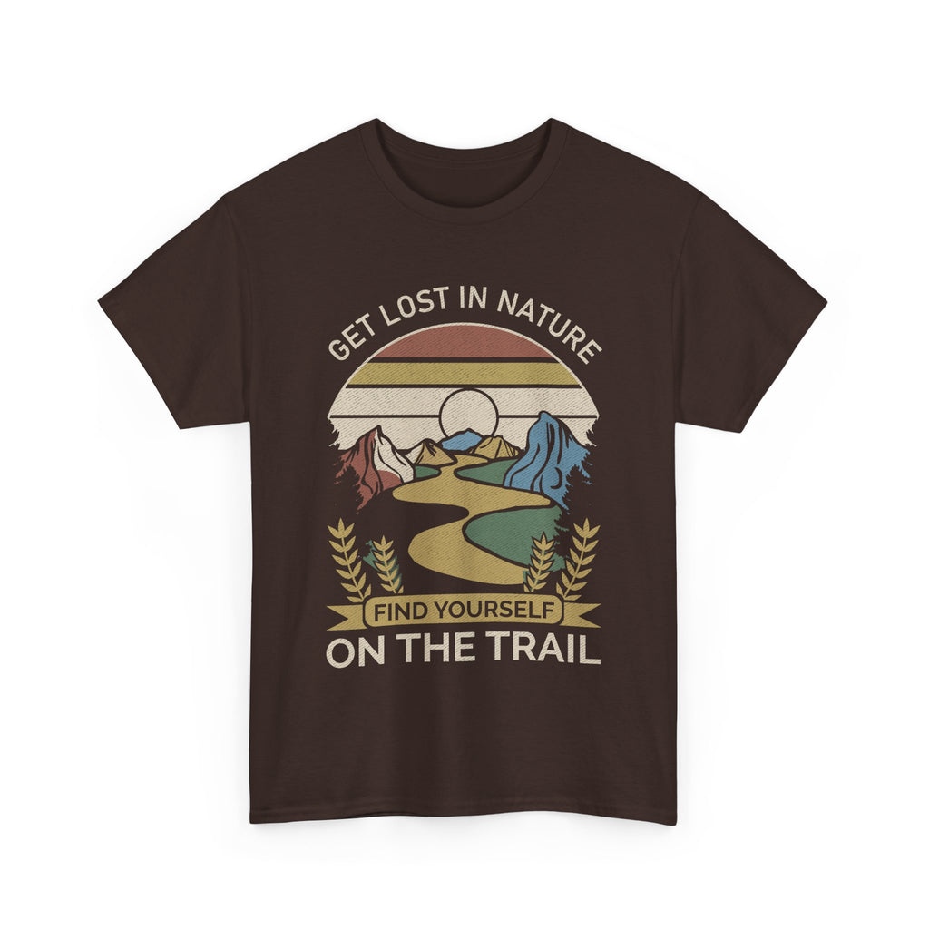 Adventure Seeker Tee | Get Lost in Nature Find Yourself On the Trail - Gildan Unisex Heavy Weight Tee