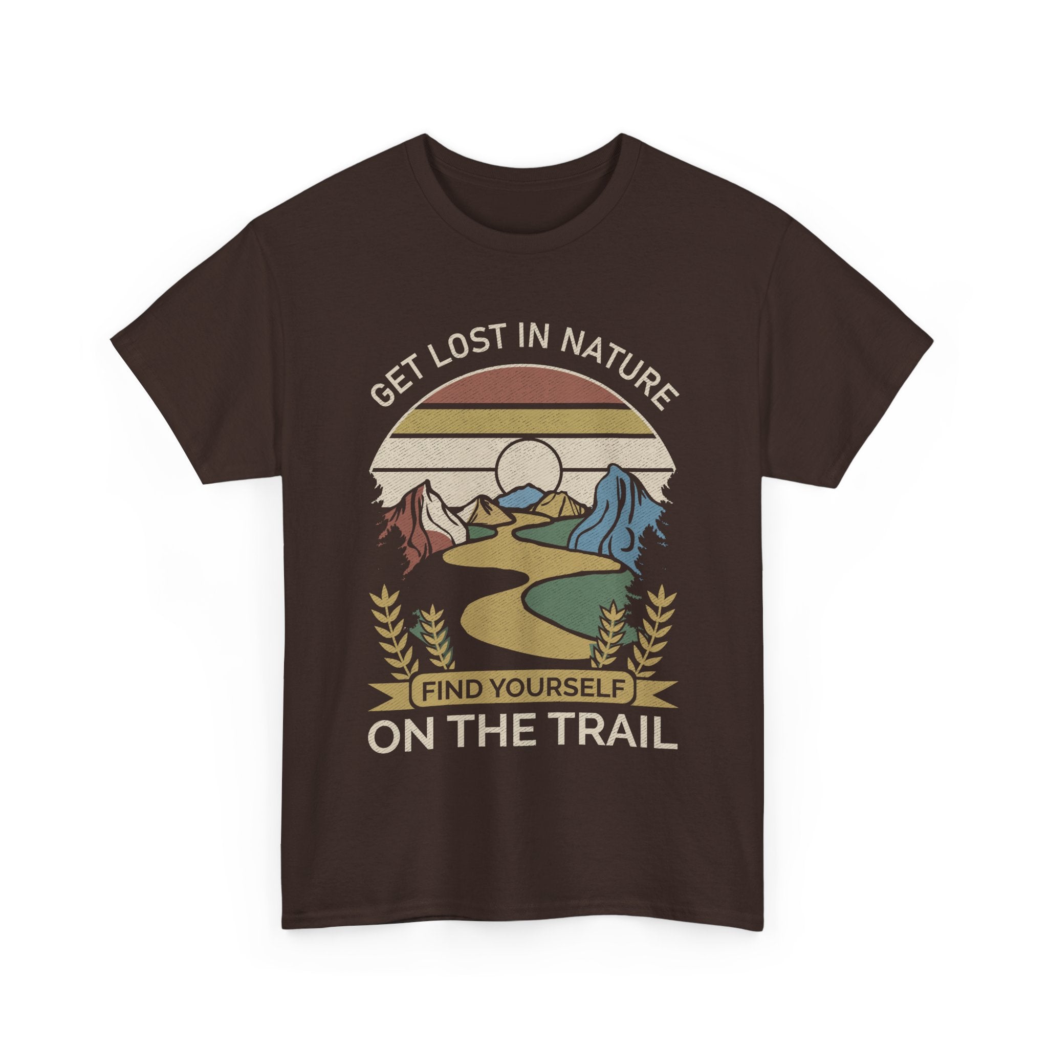 Adventure Seeker Tee | Get Lost in Nature Find Yourself On the Trail - Gildan Unisex Heavy Weight Tee