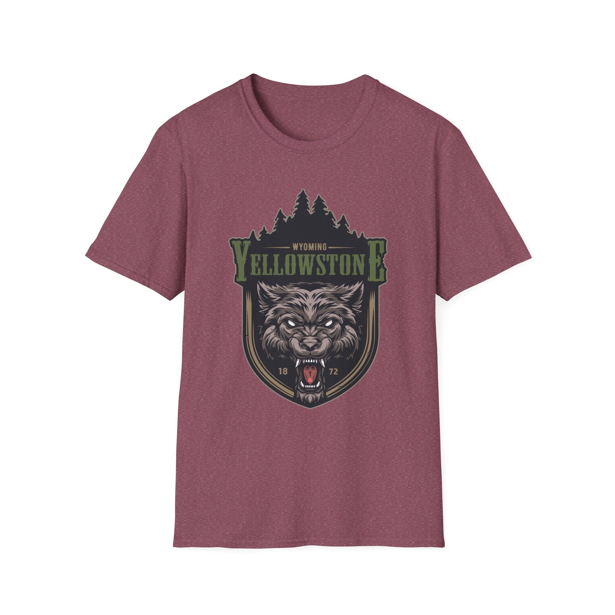 Yellowstone Wolf Adventure T-Shirt - Gildan Classic Unisex Tee