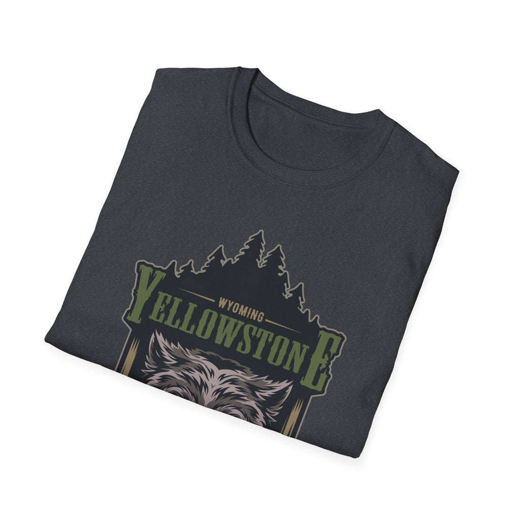 Yellowstone Wolf Adventure T-Shirt - Gildan Classic Unisex Tee