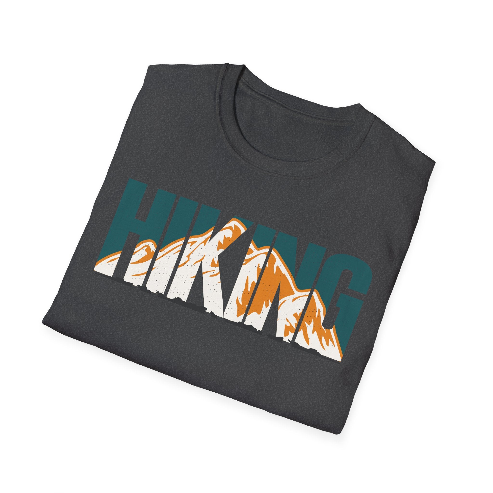 Mountain Hiking Unisex Softstyle T-Shirt | Gildan Light Weight Tee