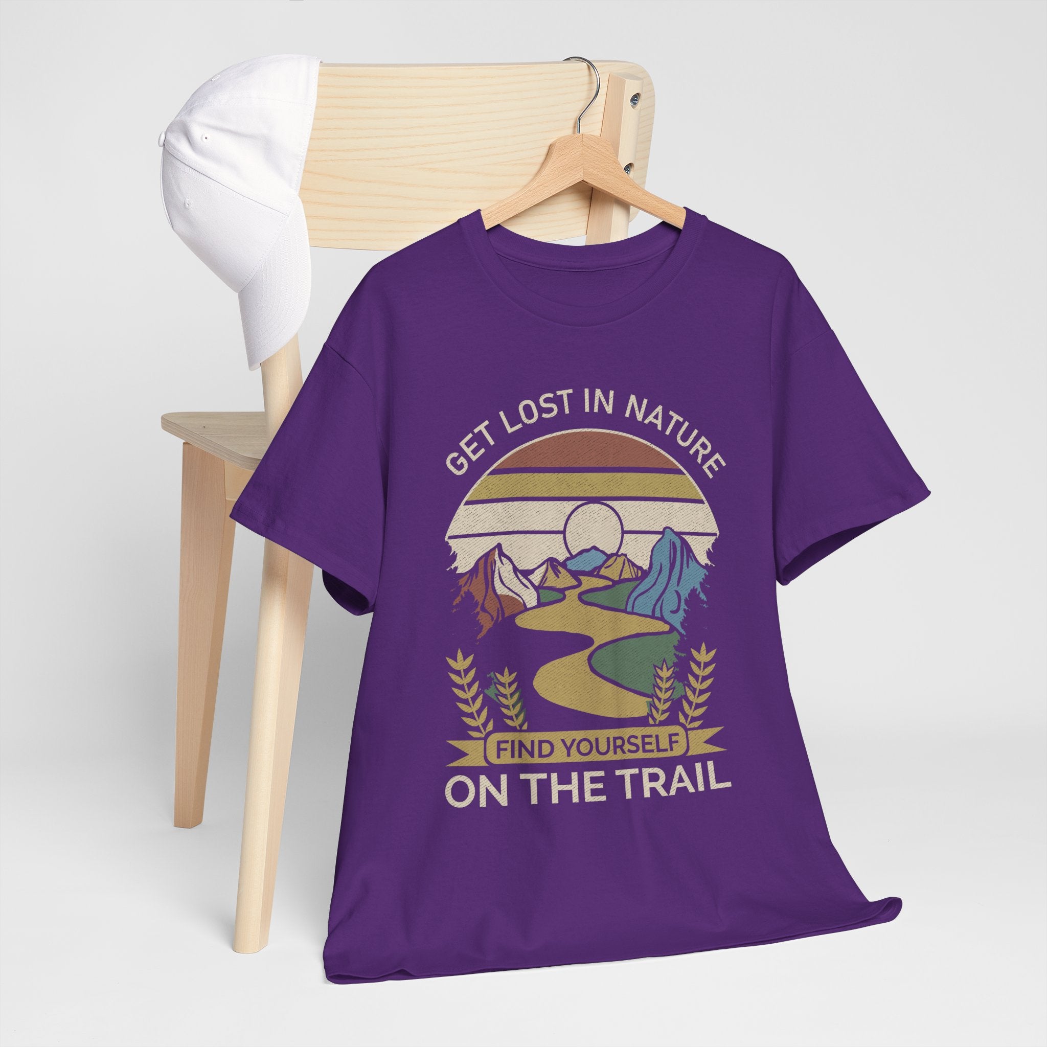Adventure Seeker Tee | Get Lost in Nature Find Yourself On the Trail - Gildan Unisex Heavy Weight Tee