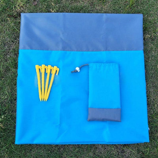 Waterproof Camping Mat with Pegs and Carrying Pouch