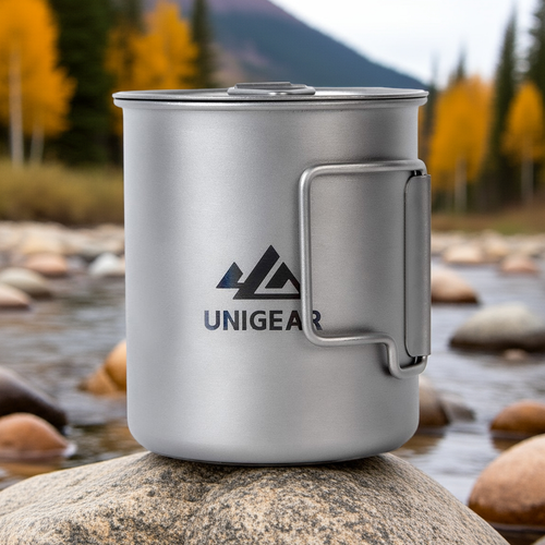 100% Titanium Camping Cup 450ml