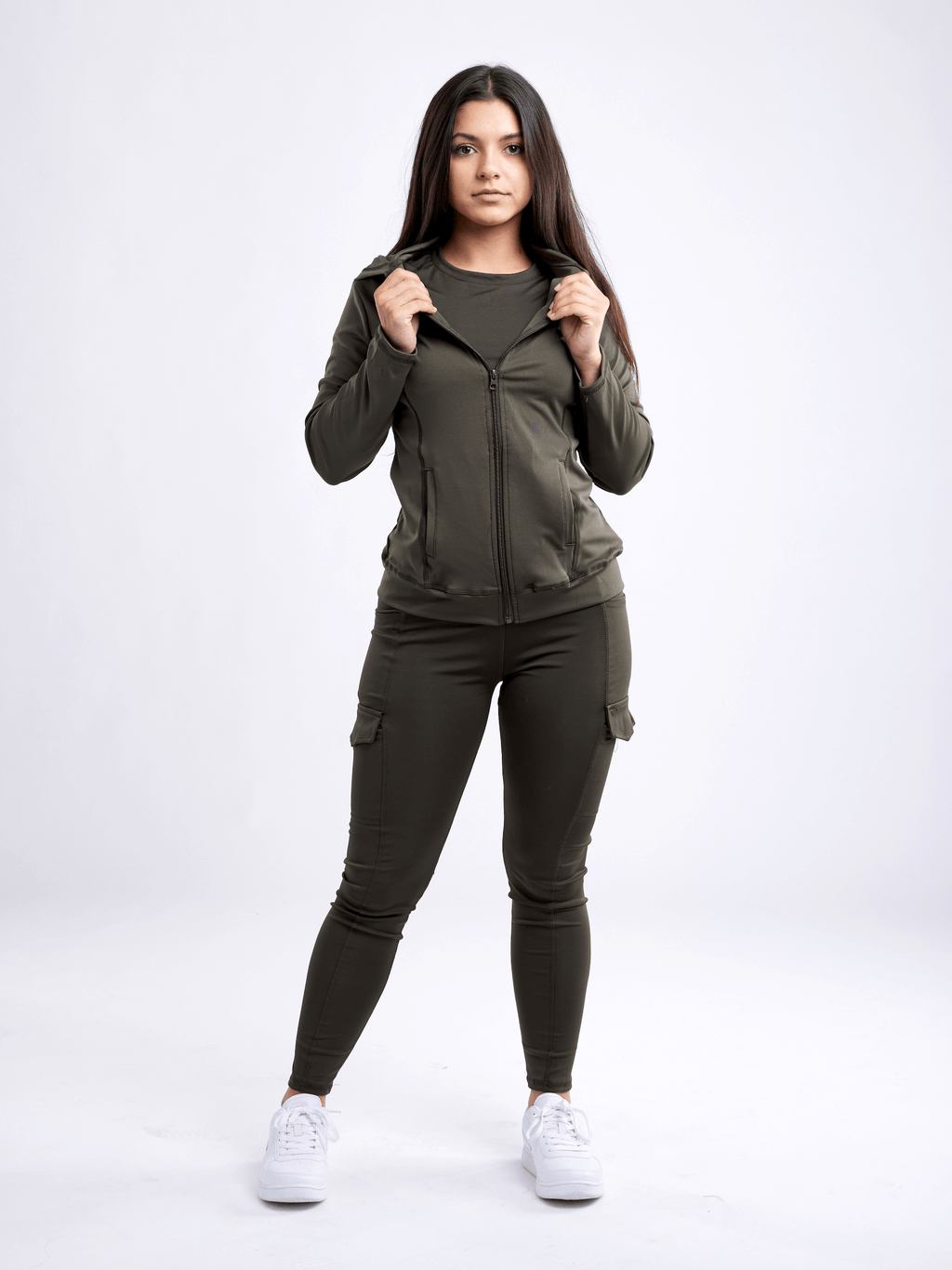 JupiterGear Athletic Fitted Zip-Up Hoodie Jacket with Pockets