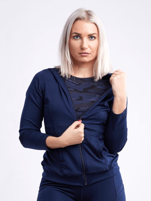 JupiterGear Athletic Fitted Zip-Up Hoodie Jacket with Pockets